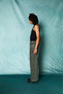 【TAUPE】"CUT OFF ZIP DENIM PANTS"